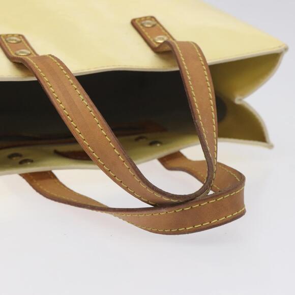 LOUIS VUITTON Monogram Vernis Reade PM Hand Bag Perle M91336 - Picture 7 of 12